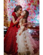 Red Sequence Lehenga with Heavy Sequence Work Design