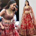 Shraddha Kapoor Maroon Color Faux Georgette Fabric Sequence Work Lehenga
