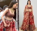 Shraddha Kapoor Maroon Color Faux Georgette Fabric Sequence Work Lehenga