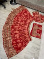 Shraddha Kapoor Maroon Color Faux Georgette Fabric Sequence Work Lehenga