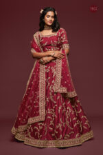 Maroon Art Silk Fabric Sequence Embroidery Work Lehenga-FDVEP7802MAROON (1) Maroon Art Silk Fabric Sequence Embroidery Work Lehenga