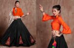 Multi Color Cotton Fabric Navratri Festival Lehenga