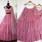 Light Pink Color Vichitra Silk Fabric Embroidery Work Lehenga Choli-FDVDZ2259LIGHTPINK (1) Light Pink Color Vichitra Silk Fabric Embroidery Work Lehenga Choli