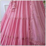 Light Pink Color Vichitra Silk Fabric Embroidery Work Lehenga Choli-FDVDZ2259LIGHTPINK (4) Light Pink Color Vichitra Silk Fabric Embroidery Work Lehenga Choli