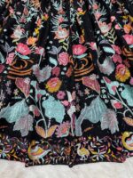 Black Color Faux Georgette Fabric Thread With Sequence Work Lehenga-FDVKDQRC315BLACK (16) Black Color Faux Georgette Fabric Thread With Sequence Work Lehenga