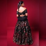 Black Color Faux Georgette Fabric Thread With Sequence Work Lehenga-FDVKDQRC315BLACK (3) Black Color Faux Georgette Fabric Thread With Sequence Work Lehenga