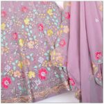Light Purple Color Star Faux Georgette Fabric Sequence Embroidery Work Lehenga Choli-FDVDZ2266LIGHTPURPLE (4) Light Purple Color Star Faux Georgette Fabric Sequence Embroidery Work Lehenga Choli