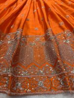 Orange Color Satin Silk Fabric With Sequence Work Lehenga-FDVKDQRC308ORANGE (9) Orange Color Satin Silk Fabric With Sequence Work Lehenga