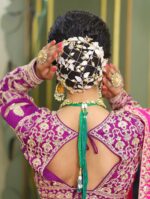 Multi Color Faux Georgette Fabric Thread And Sequence Work Lehenga