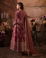 Multi Color Japan Satin Fabric Thread With Sequence Work Anarkali Suit
