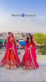 Multi Color Faux Georgette Fabric Thread And Sequence Work Lehenga