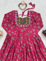 Multi Color Rayon Fabric Mirror With Digital Print Work Navratri Top-FDVKD5920MULTI (8) Multi Color Rayon Fabric Mirror With Digital Print Work Navratri Top