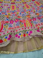 Baby Pink Color Faux Georgette Fabric Sequence Work Lehenga