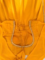 Haldi Special Yellow Color Faux Georgette Fabric Hand Work Anarkali Suit