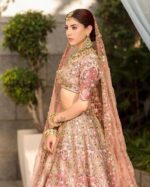 Multi Color Slub Silk Fabric Sequence Work Lehenga