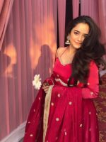 Pink Color Fendi Silk Fabric Sequence Work Anarkali Suit