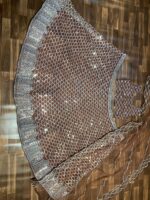 Brown Color Net Fabric Sequence Work Lehenga