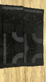 Black Color Net Fabric Sequence With Jari Work Lehenga