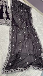 Dark Violet Color Kasturi Silk Fabric Sequence Work Lehenga