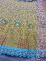 Haldi Special Yellow Color Kasturi Silk Fabric Sequence Work Lehenga