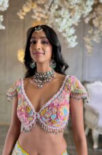 Haldi Special Yellow Color Kasturi Silk Fabric Sequence Work Lehenga