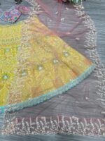 Haldi Special Yellow Color Kasturi Silk Fabric Sequence Work Lehenga