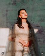 Light Brown Color Kasturi Silk Fabric Sequence Work Lehenga