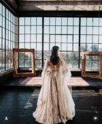 Light Brown Color Kasturi Silk Fabric Sequence Work Lehenga