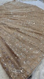 Light Brown Color Kasturi Silk Fabric Sequence Work Lehenga