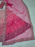 Pink Color Georgette Fabric Sequence Work Lehenga