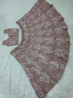 Baby Pink Color Faux Georgette Fabric Sequence With Coding Work Lehenga