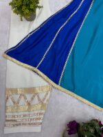 Bollywood Actress Kareena Kapoor Multi Color Chinon Fabric Gota Patti Pattern Suit