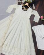 Special For Eid Off White Color Soft Georgette Fabric Sequence Work Suit