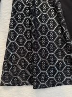 Black Color Faux Georgette Fabric Thread With Sequence Work Sharara Choli