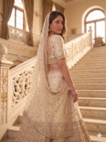 Off White Color Georgette Fabric Sequence Work Kareena Kapoor Lehenga
