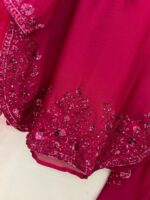 Pink Color Mul Chanderi Fabric Sequence Work Farshi Style Palazzo Suit