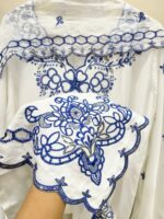 White Color Mul Chanderi Fabric Sequence Work Farshi Style Suit