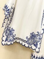 White Color Mul Chanderi Fabric Sequence Work Farshi Style Suit
