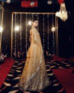 Gold Color Kasturi Silk Georgette Fabric Sequence Work Lehenga