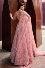Grey Color Mulberry Silk Fabric Sequence With Thread Embroidery Work Lehenga