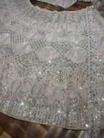 Onion Color Net Fabric Dori With Sequence Work Lehenga
