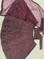 Deep Purple Color Kasturi Silk Fabric Sequence Work Lehenga