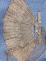Gold Color Soft Butterfly Net Fabric Sequence Work Lehenga
