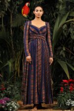 Multi Color Georgette Fabric Digital Print Work Gown