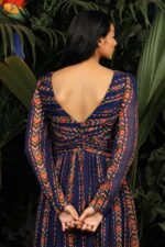 Multi Color Georgette Fabric Digital Print Work Gown